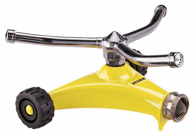 Dramm Yellow ColorStorm 360° Pattern Whirling Sprinkler, 19-Ft
