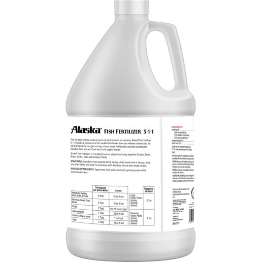 Alaska Fish Fertilizer OMRI Listed 5-1-1, 1-Gal