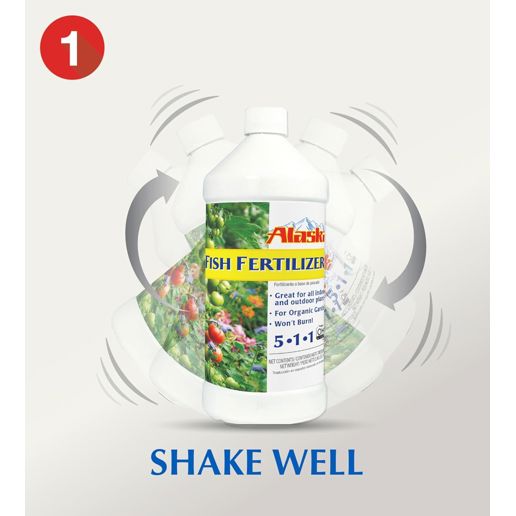 Alaska Fish Fertilizer OMRI Listed 5-1-1, 1-Gal