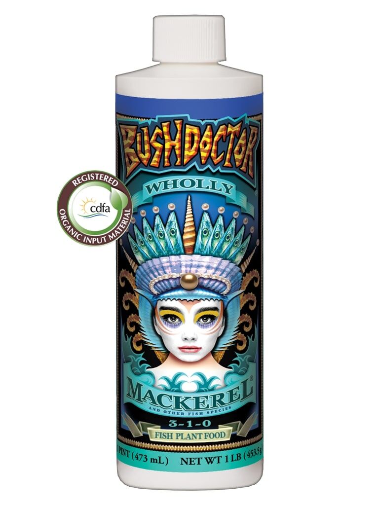 FoxFarm Bush Doctor Wholly Mackerel Fish Plant Food, 1-Lb