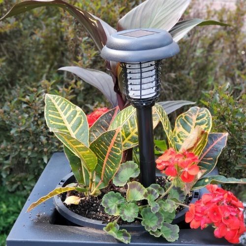 Green Strike 2 in 1 Solar & Zapper Stake Light