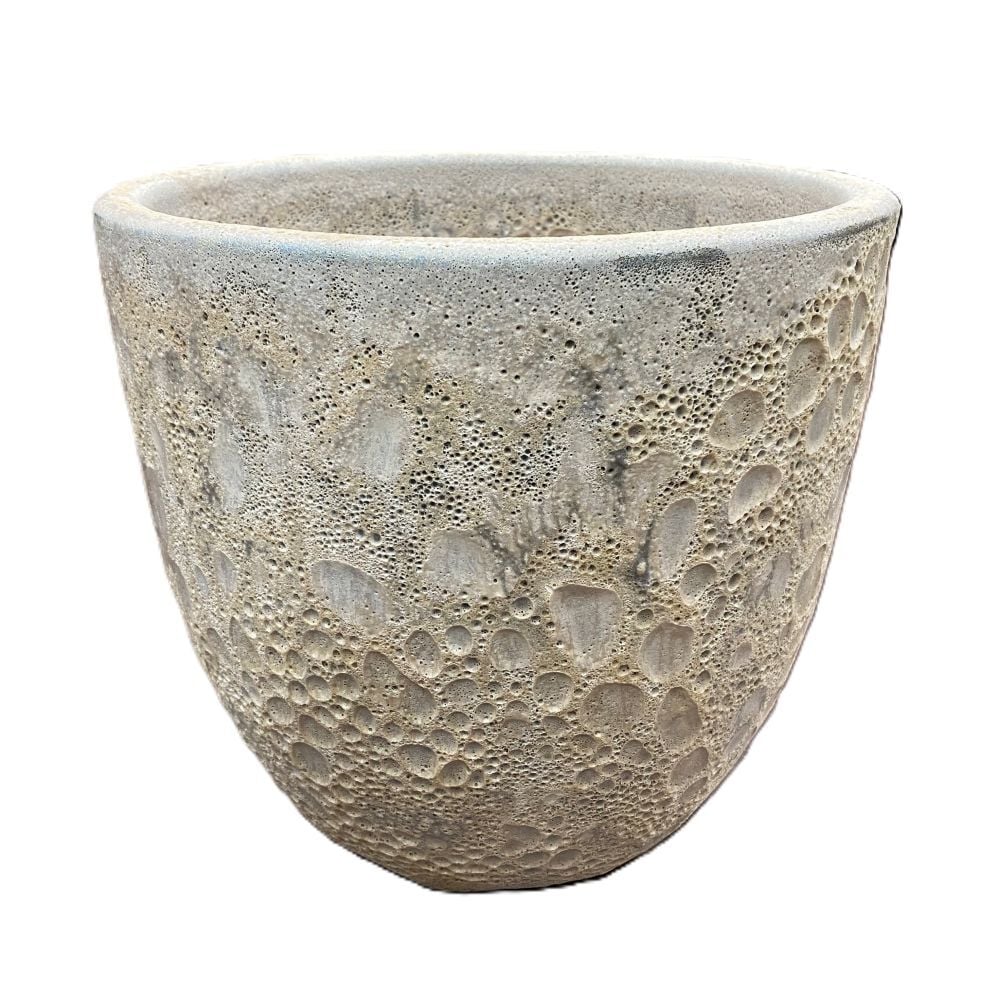 Pacific Home & Garden Coral White Pot, 12-In