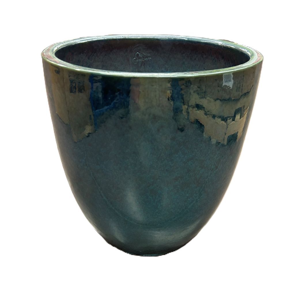 Pacific Home & Garden Milano Cone Green Pot, 14.5-In