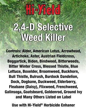 Hi-Yield 2, 4-D Selective Weed Killer, 32-Oz