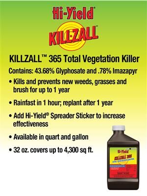 Hi-Yield KILLZALL 365 Total Vegetation Killer, 1-Gal