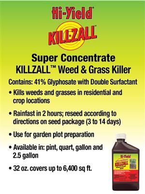 Hi-Yield Super Concentrate KILLZALL Weed & Grass Killer, 1-Gal