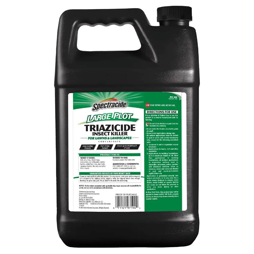Spectacide Large Plot Triazicide Insect Killer for Lawns & Landscapes Concentrate, 1-Gal