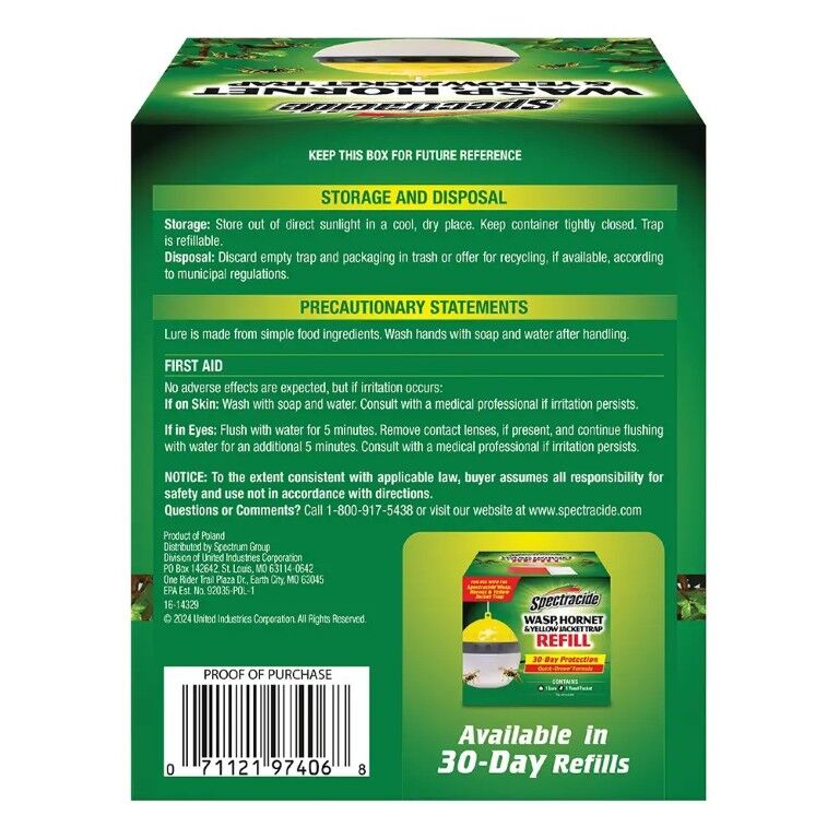 Spectracide Wasp, Hornet, & Yellowjacket Trap
