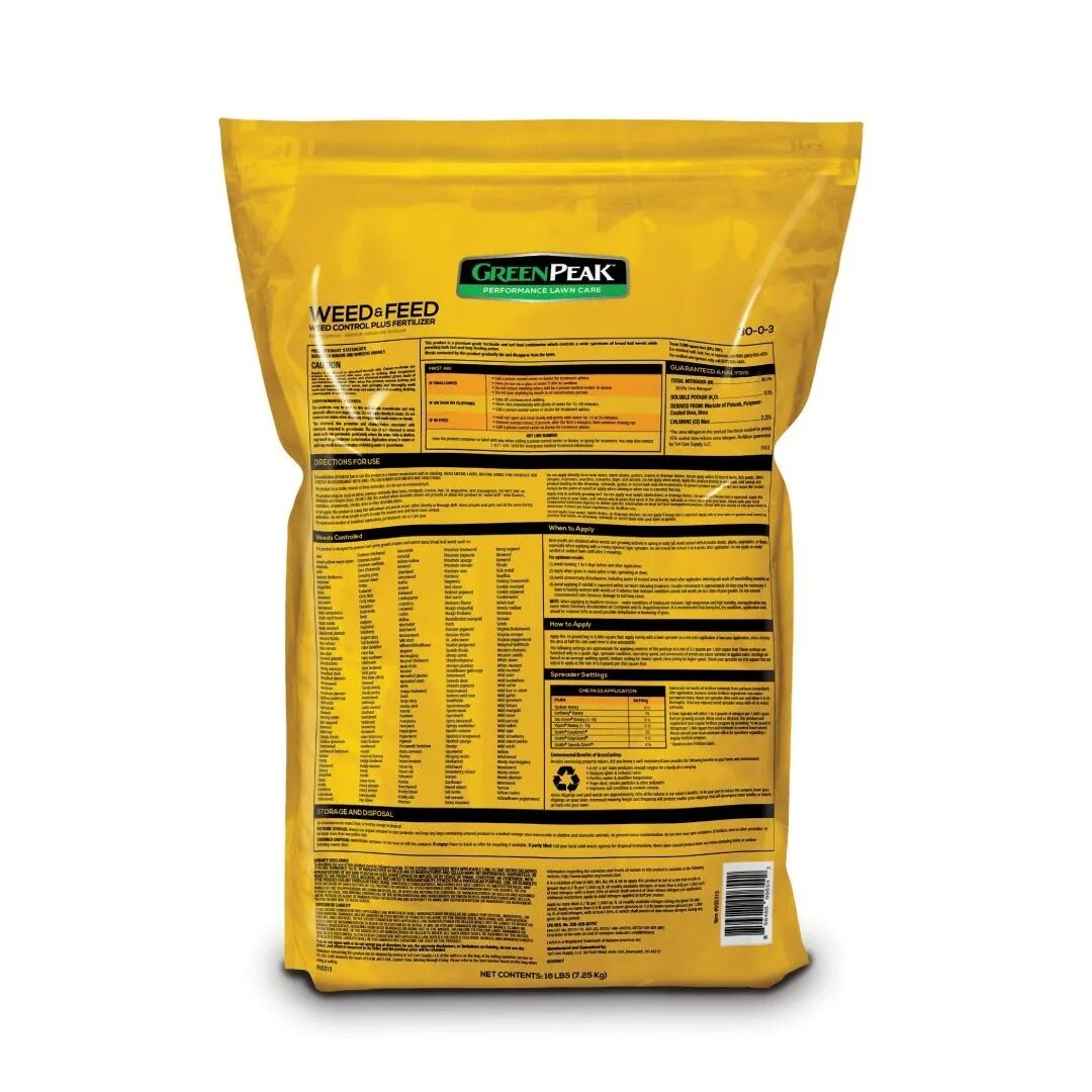 GreenPeak Weed & Feed, 32-Lb