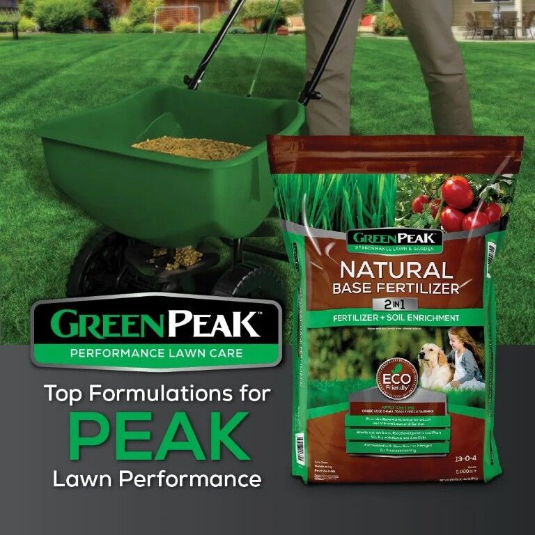 Green Peak Natural Base Fertilizer 2-in-1 Fertilizer + Soil Enrichment
