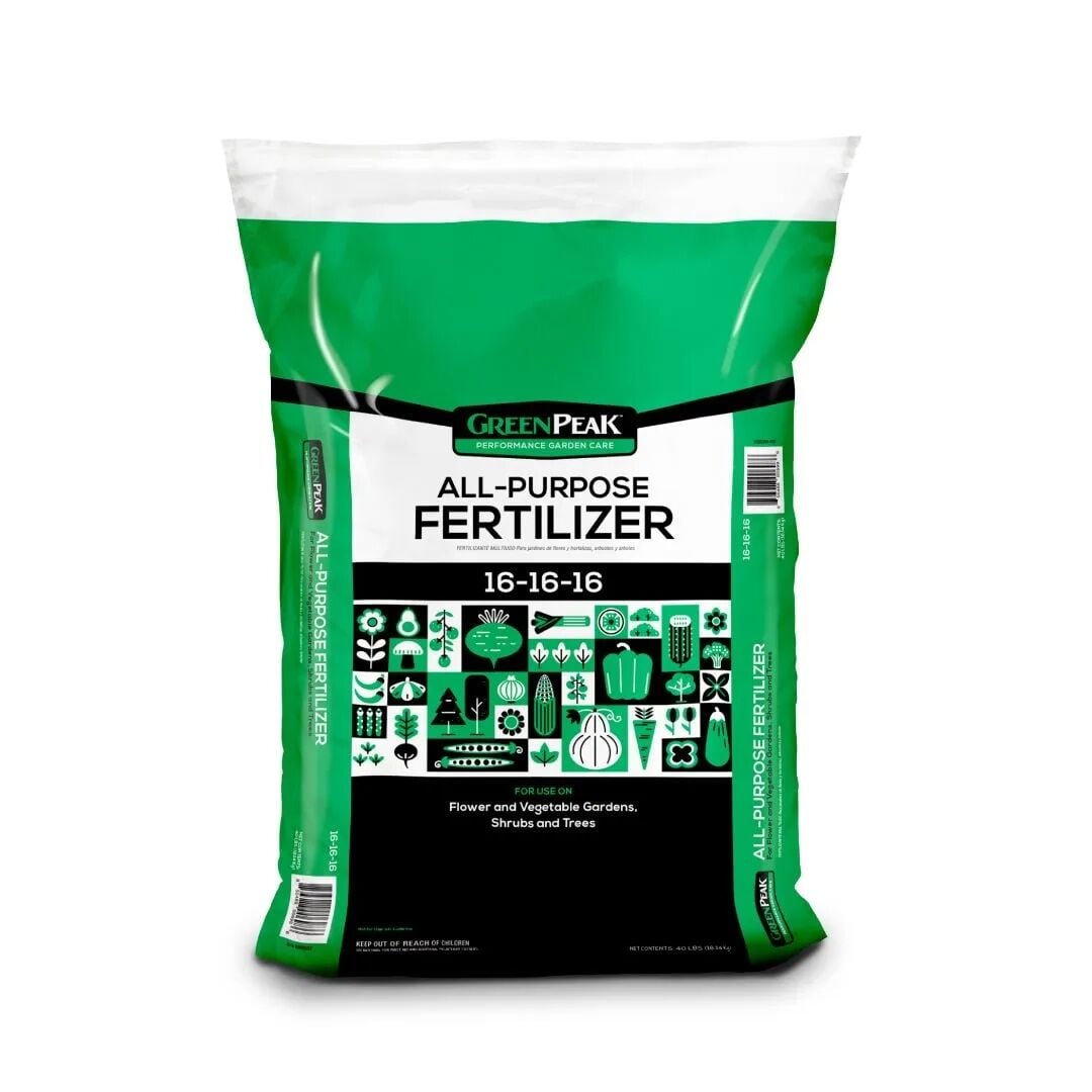 GreenPeak All-Purpose Fertilizer 16-16-16, 40 lb.