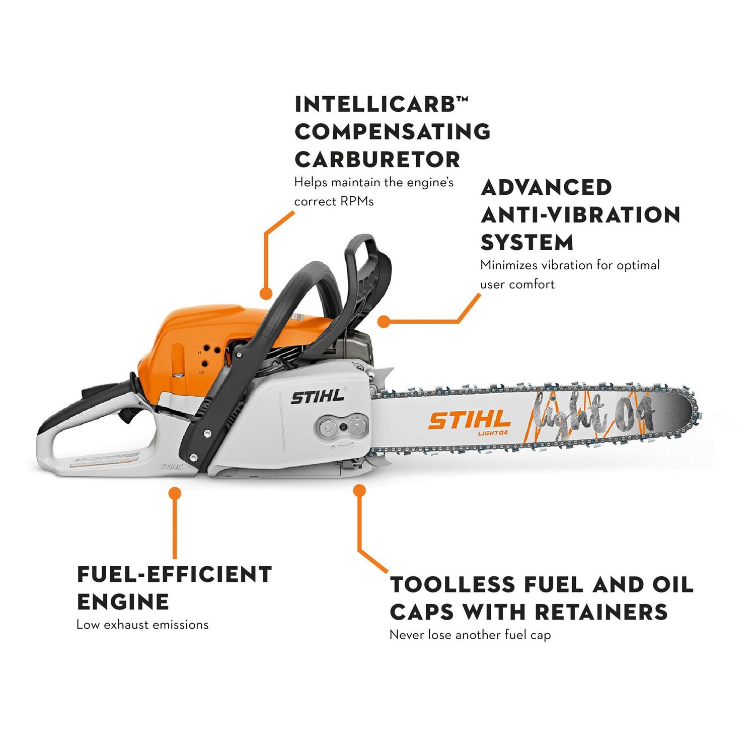 STIHL MS 291 20 in. Gas Chainsaw With 23 RM3