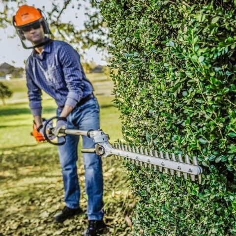 STIHL HL-KM KombiSystem 145° Adjustable Hedge Trimmer Attachment, 20-In