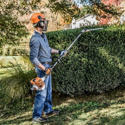 STIHL HL-KM KombiSystem 145° Adjustable Hedge Trimmer Attachment, 20-In