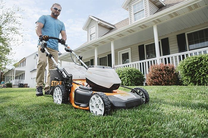 STIHL RMA 510 V 21-In Battery Powered Walk Behind Lawn Mower