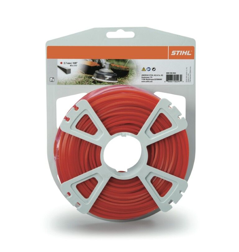 STIHL Premium Yellow Square Trimmer Line, 0.118-In x 180-Ft