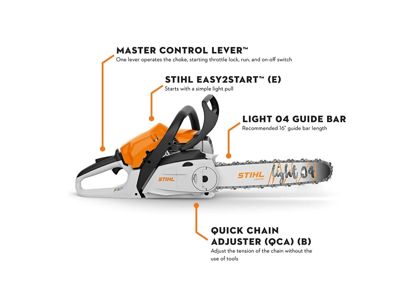 Stihl MS 182 C-BE 16-In Chain Saw