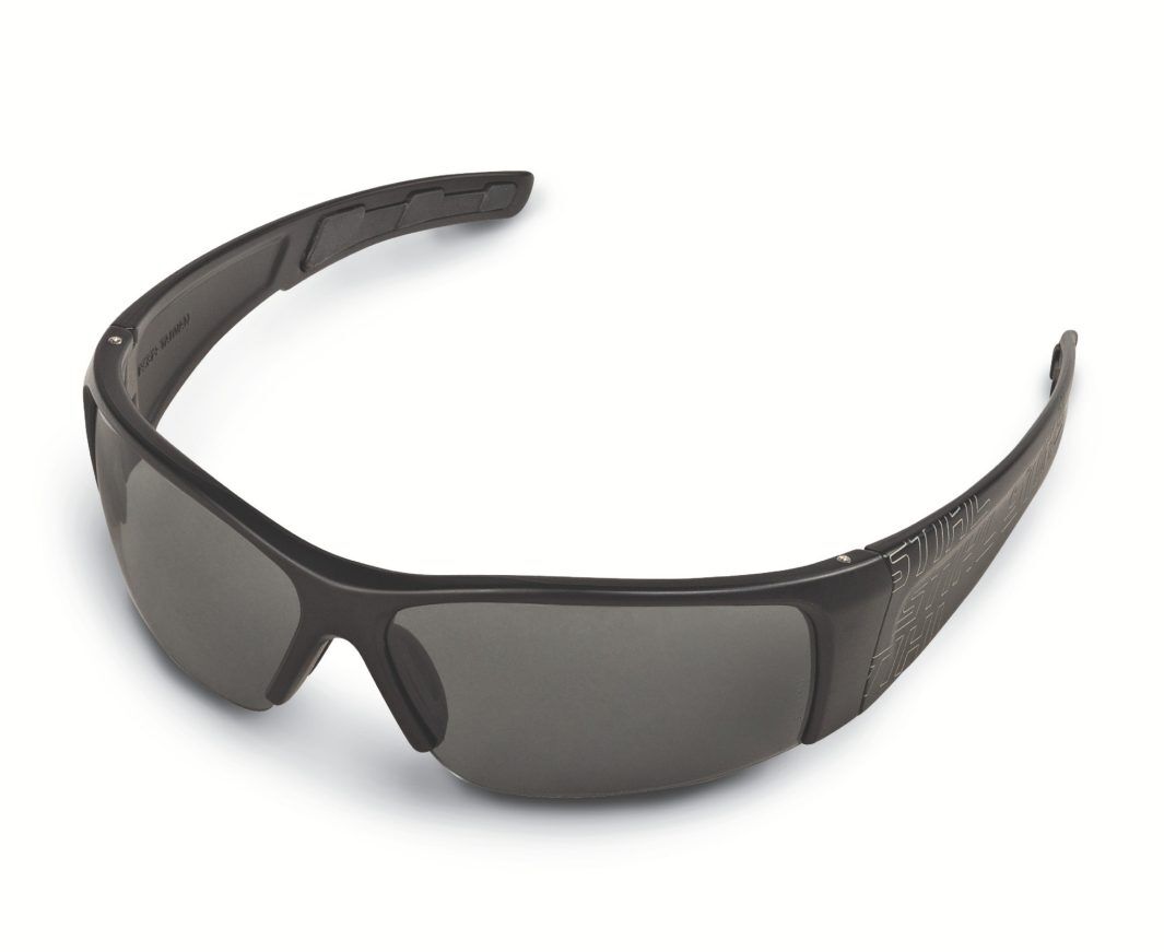 STIHL Black Wrap Smoke Lens Safety Glasses