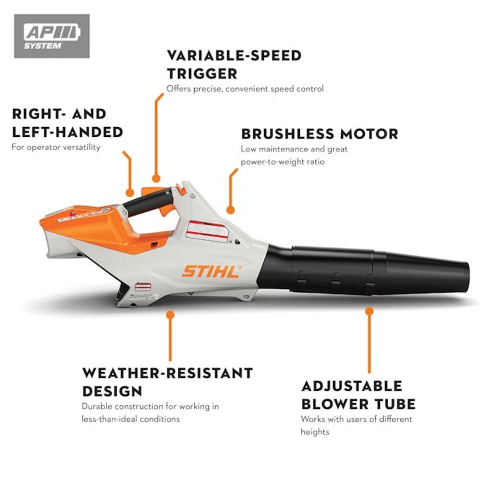 STIHL BGA 86 Battery Powered Handheld Blower Kit
