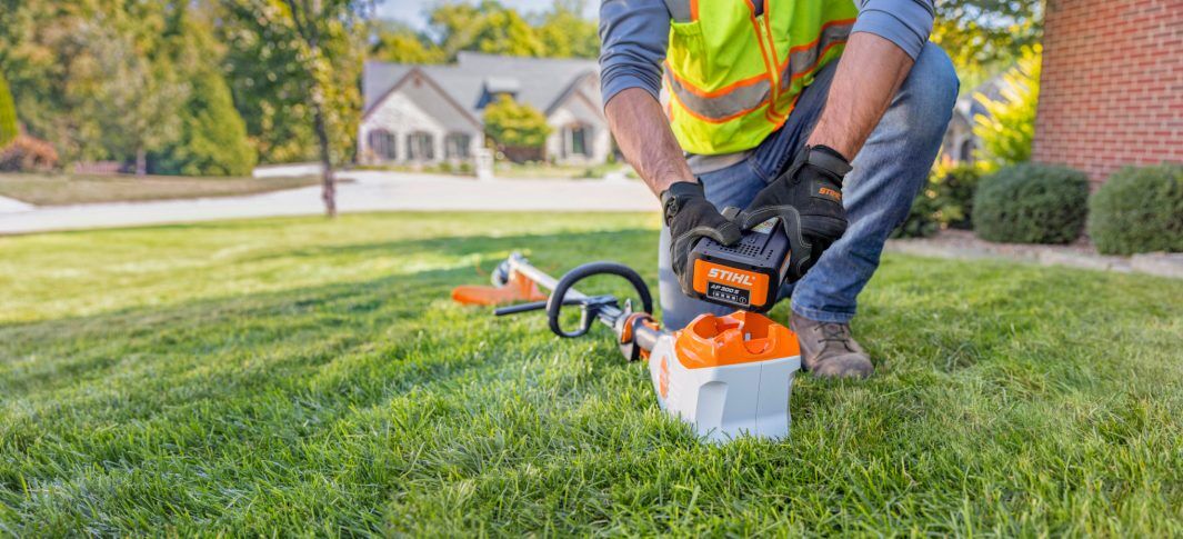 STIHL FSA 135 R Battery Powered String Trimmer, 16.5 in. (Tool Only)