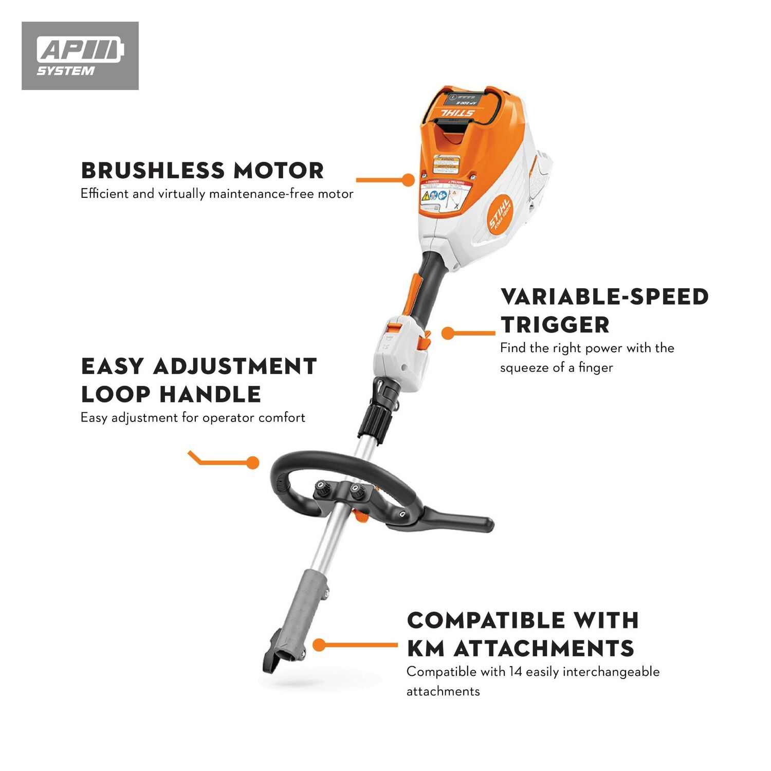 STIHL KombiSystem KMA 120 R Battery Powered KombiMotor (Tool Only)