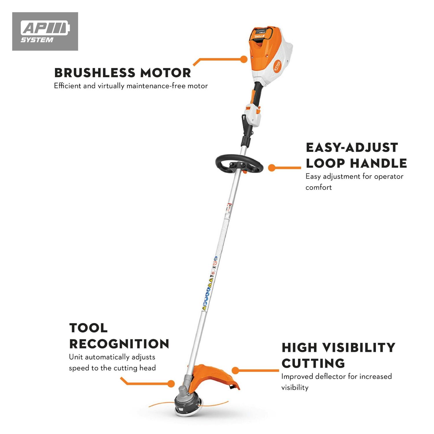 STIHL FSA 120 R Battery Powered String Trimmer, 15 in. (Tool Only)