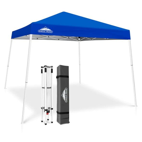 Eagle Peak Pop Up Canopy in Blue, 10-Ft x 10-Ft