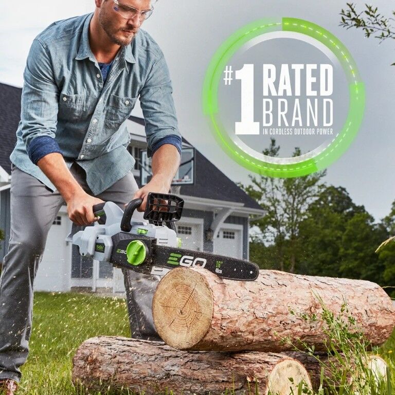 EGO POWER+ 16 in. Battery Powered Chainsaw Kit