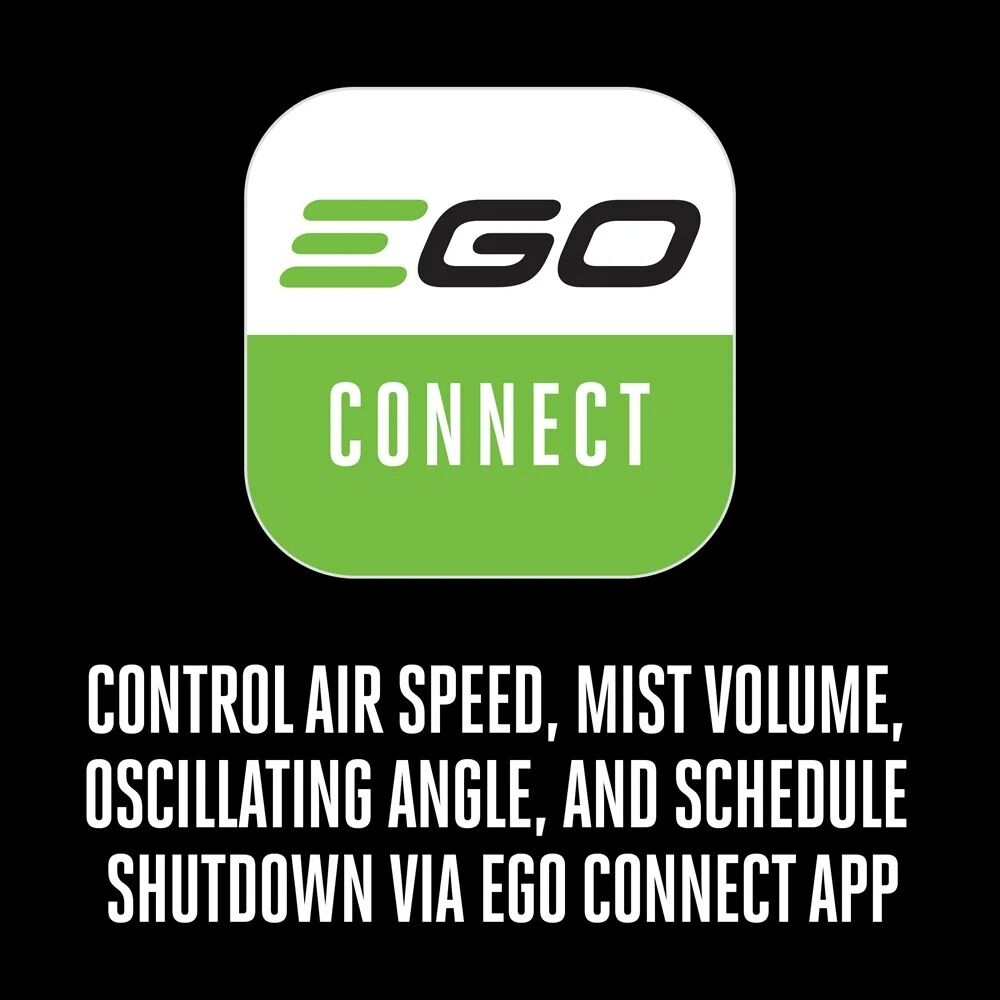 EGO POWER+ 10-In Oscillating Misting Fan