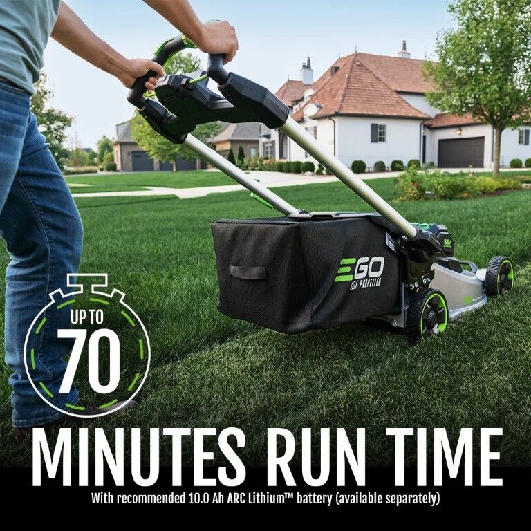 EGO POWER+ 1100 Series Select Cut 22-In Battery Powered Aluminum Walk Behind Lawn Mower
