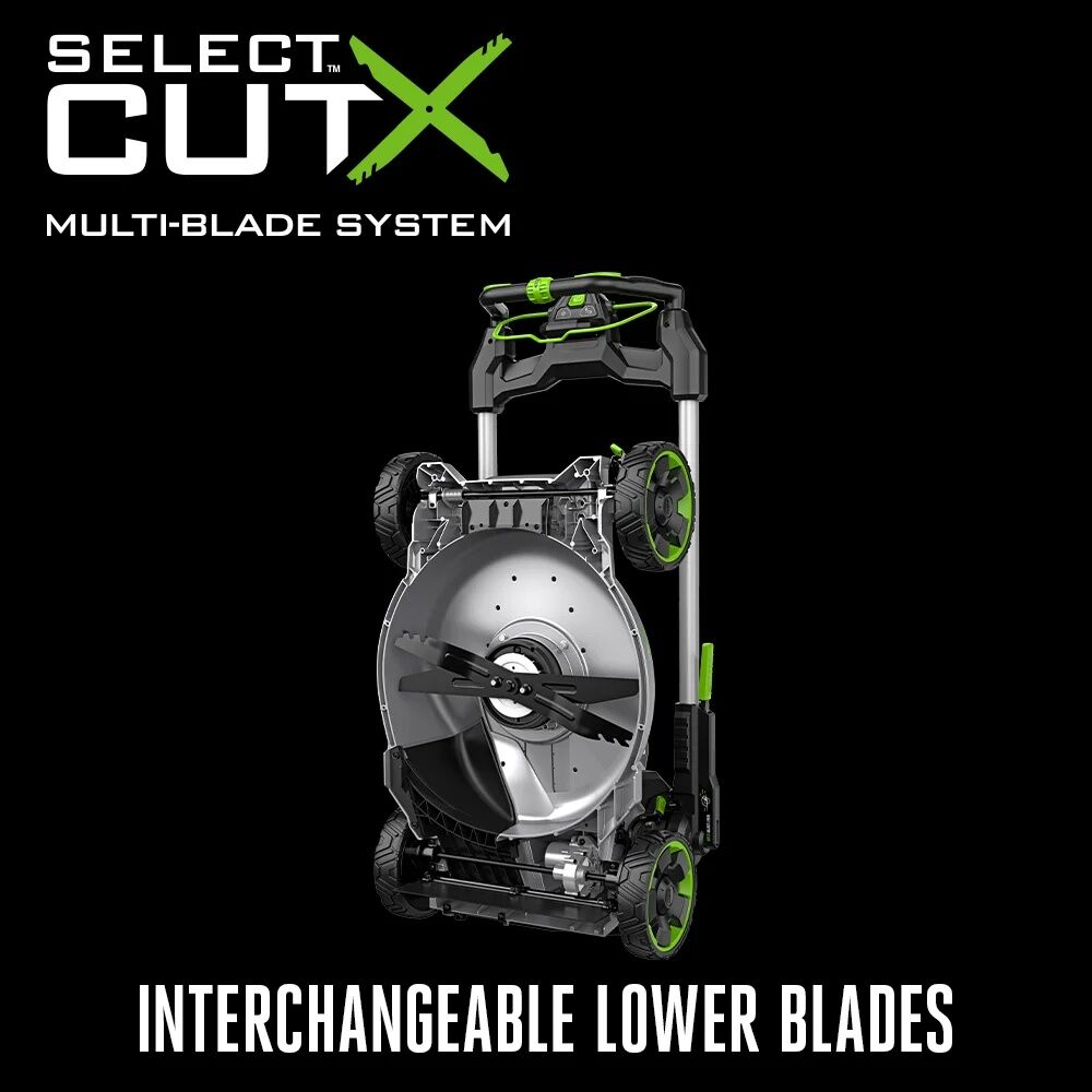 EGO POWER+ 1100 Series Select Cut 22-In Battery Powered Aluminum Walk Behind Lawn Mower