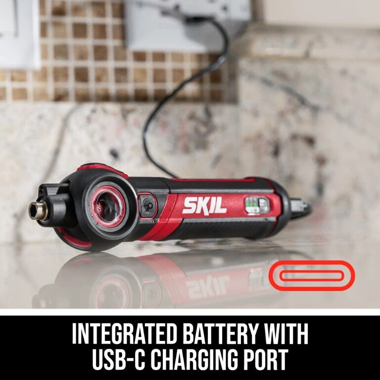 Skil Twist 2.0 Rechargeable 4-V Screwdriver With 2-Pc Bit Kit