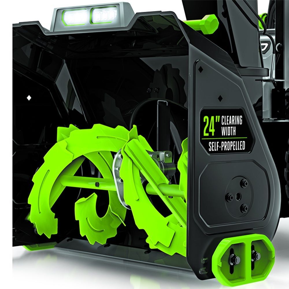 EGO POWER+ Battery Powered Two-Stage Self-Propelled Peak Power Snow Blower, 24-In