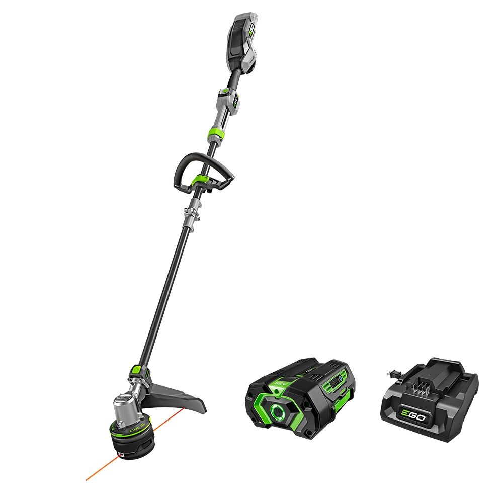 EGO POWER+ Line IQ Battery Powered PowerLoad Sting Trimmer Kit, 16 in.