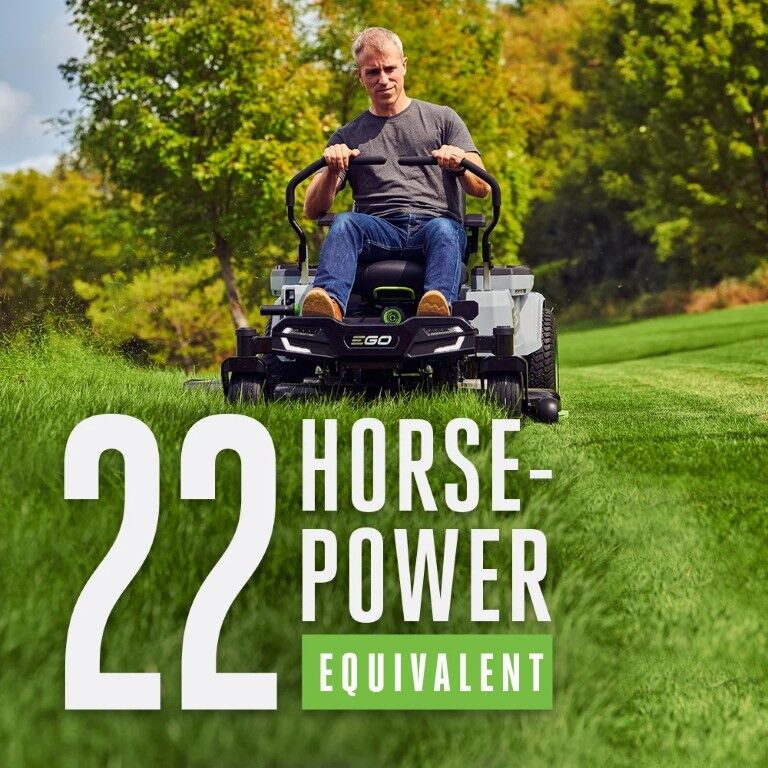 EGO POWER+ Z6 42-In Battery Powered Riding Zero Turn Lawn Mower Kit