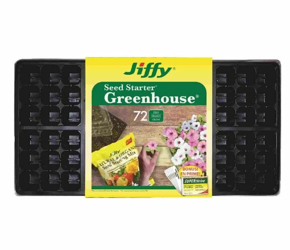 Jiffy 72 Cell Seed Starter Greenhouse