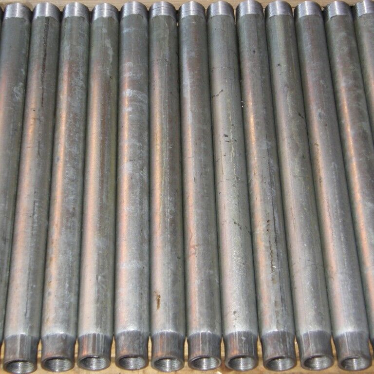 B.A. Fischer Galvanized Riser, 1-In MPT x 3/4-In FPT x 18-In