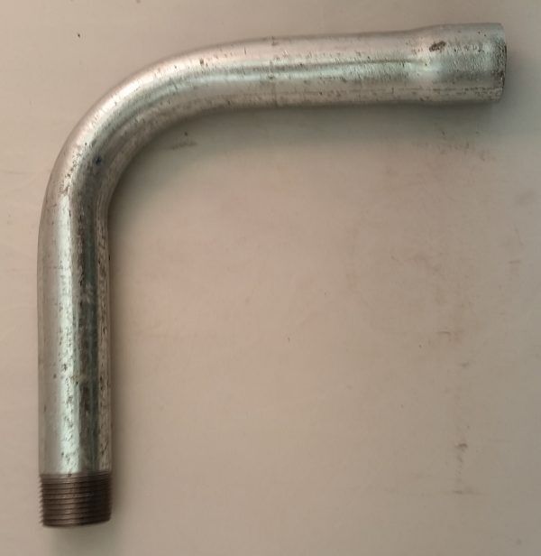 B.A. Fischer Riser 90° Galvanized Elbow, 3/4-In MPT X 3/4-in FPT