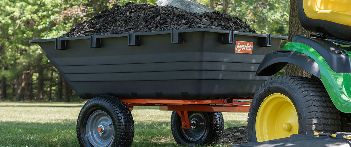 Agri-Fab Utility Poly Tow Cart, 18-In