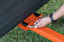 Agri-Fab Utility Poly Tow Cart, 18-In