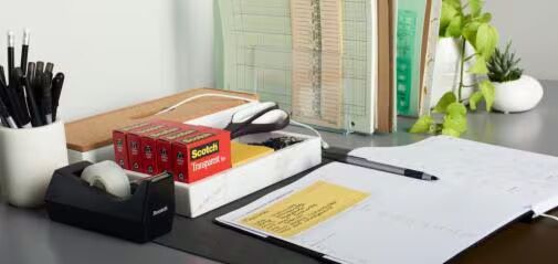 Scotch Transparent Tape Dispensered Roll