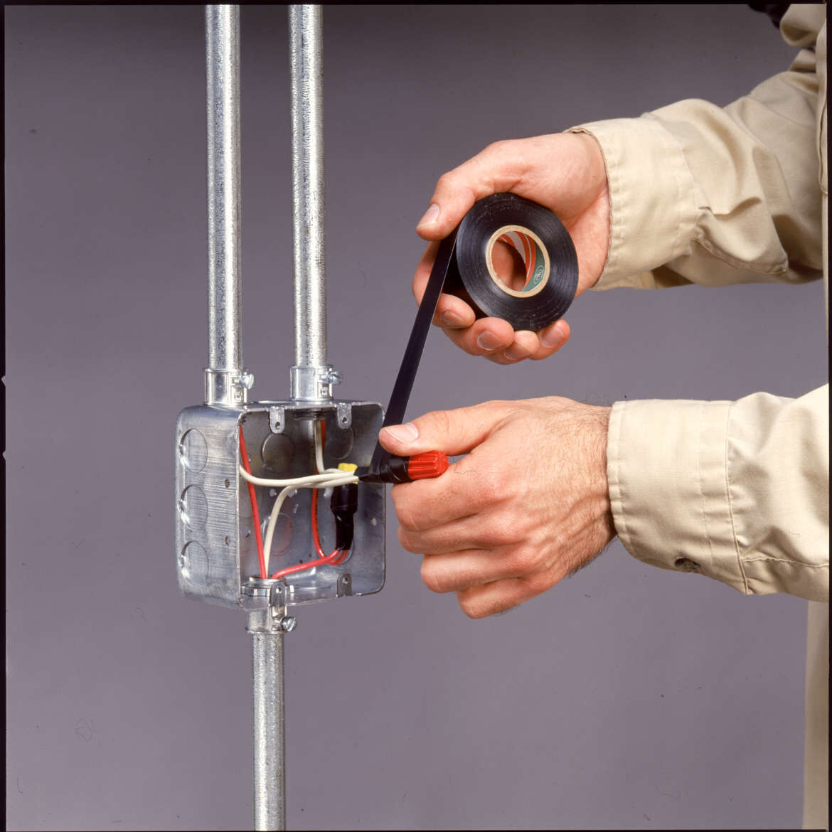 Duck Brand Professional Electrical Tape Canister, .75-In X 66-Ft