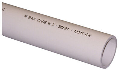 Charlotte Pipe DWV Schedule 40 PVC Pipe, 2-Ft X 5-Ft