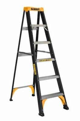 Dewalt 6 Foot Fiberglass Step Ladder Type II 
