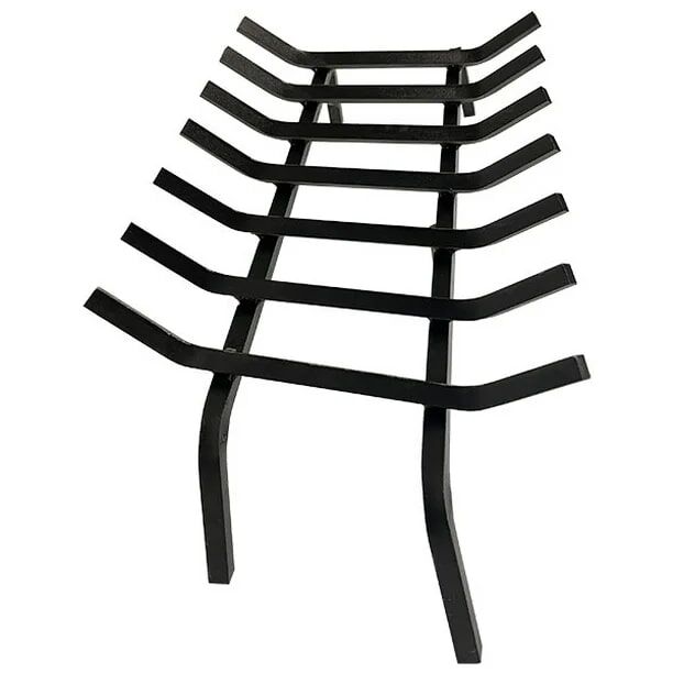 Panacea Duty Wrought Iron Seven Bar Fire Grate, 30-In