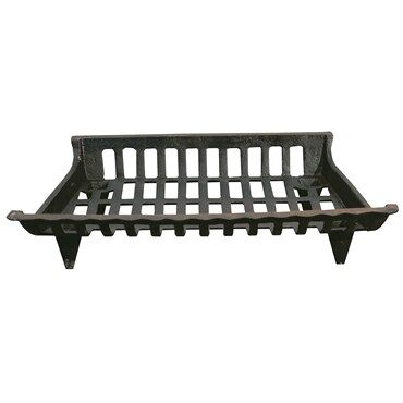 Panacea Open Hearth Heavy Cast Iron Fireplace Grate, 24-In