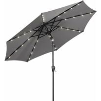 https www.groupon.com deals gs-9-solar-powered-led-lighted-patio-umbrella Blissun 9 ft Solar Umbrella 32 LED Lighted Patio Umbrella Table Market Umbrella with Tilt and Crank Outdoor Umbrella for Garden, Deck, Backyard, Pool and Beach (Navy Blue) : Patio 10ft Solar LED Patio Umbrella with 24 Lights This solar LED patio umbrella combines durable outdoor shade with built Maypex 9-foot Solar Led Lighted
