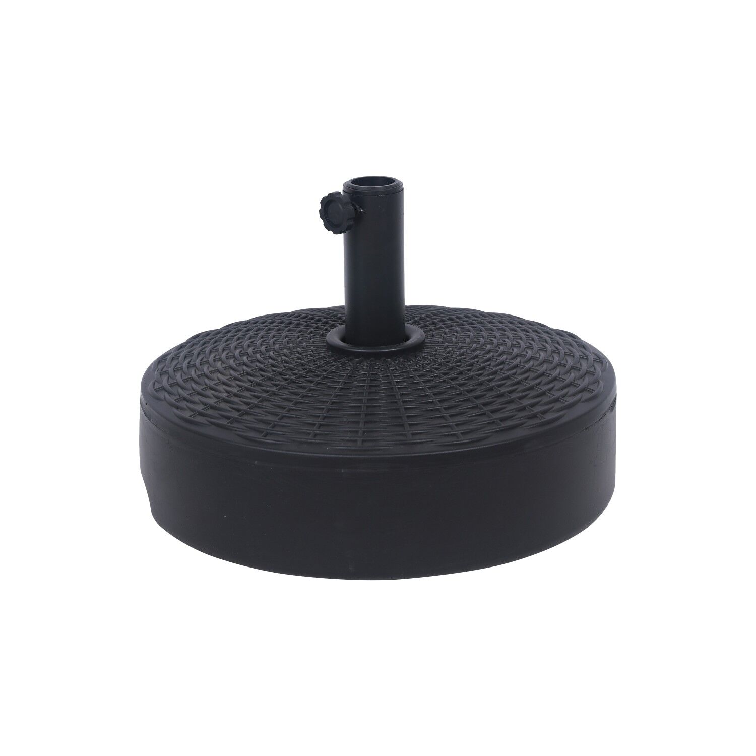 Livingscape Black Fillable Umbrella Base, 40 lb.