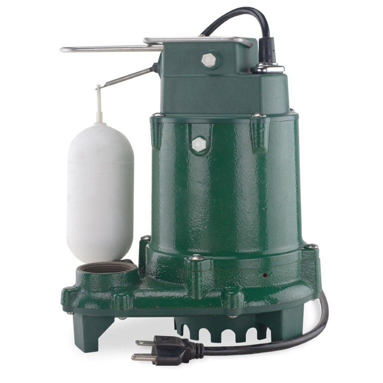 Zoeller 1052-0001 Pro Cast Iron Sump Pump, 1/3-Hp