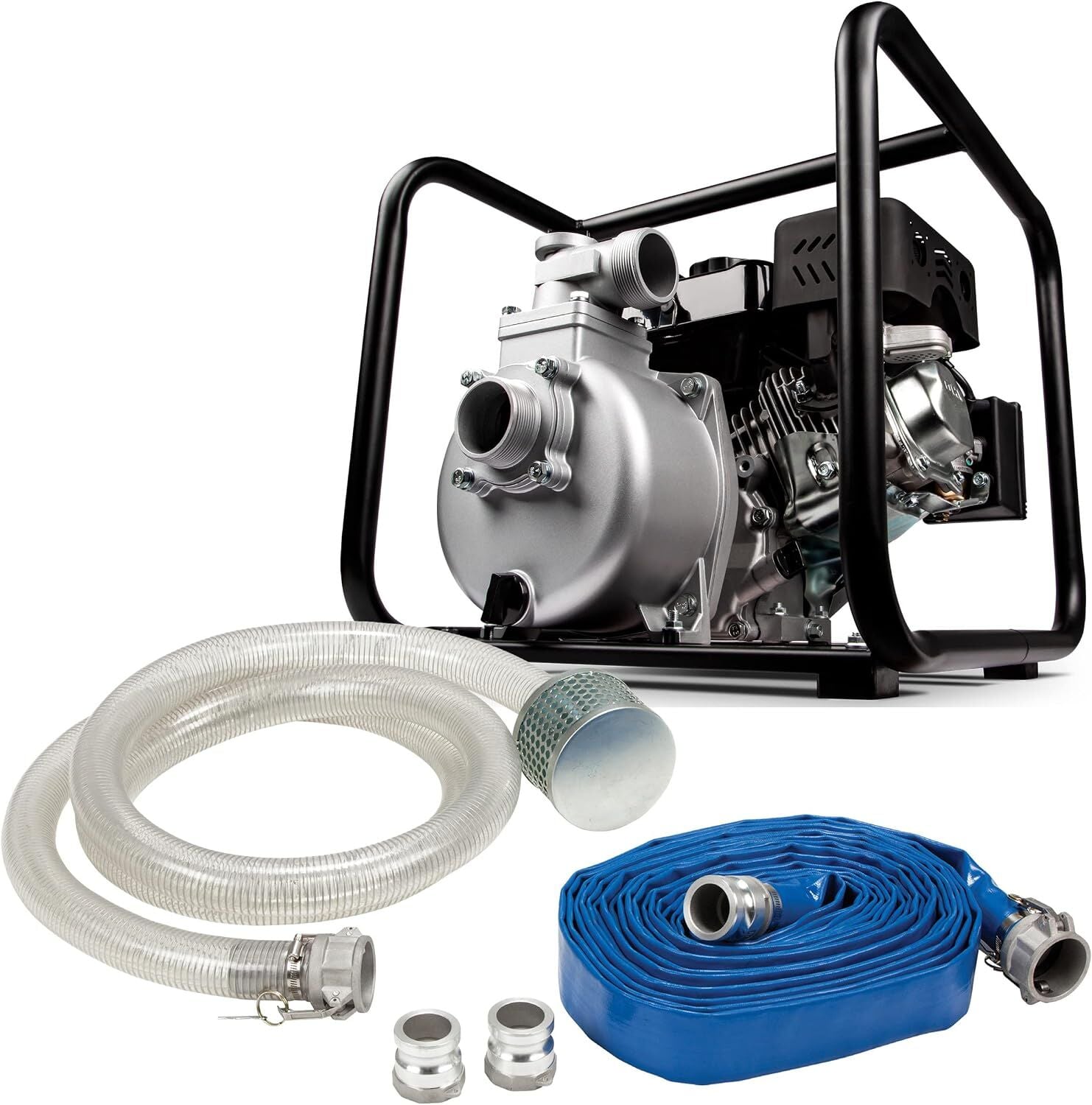 Red Lion Aluminum Water & Semi-Trash Transfer Pump Kit, 2 in., 150 GPM
